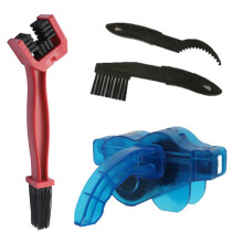 Set Portable Bike Chain Cleaning Plastic Brush Tool Bicycle Cleaner Kit
