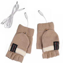 Heated Gloves USB Unisex Winter Gloves Two in One Washable