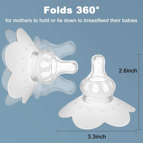 Nipple Shields for Nursing Newborn,Breastfeeding Contact NippleShield for Latch Difficulties 2