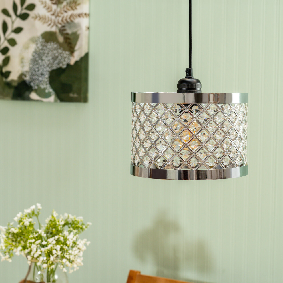 Hadley Multi Drum Jewel Pendant Ceiling Floor Table Light Lamp Shade