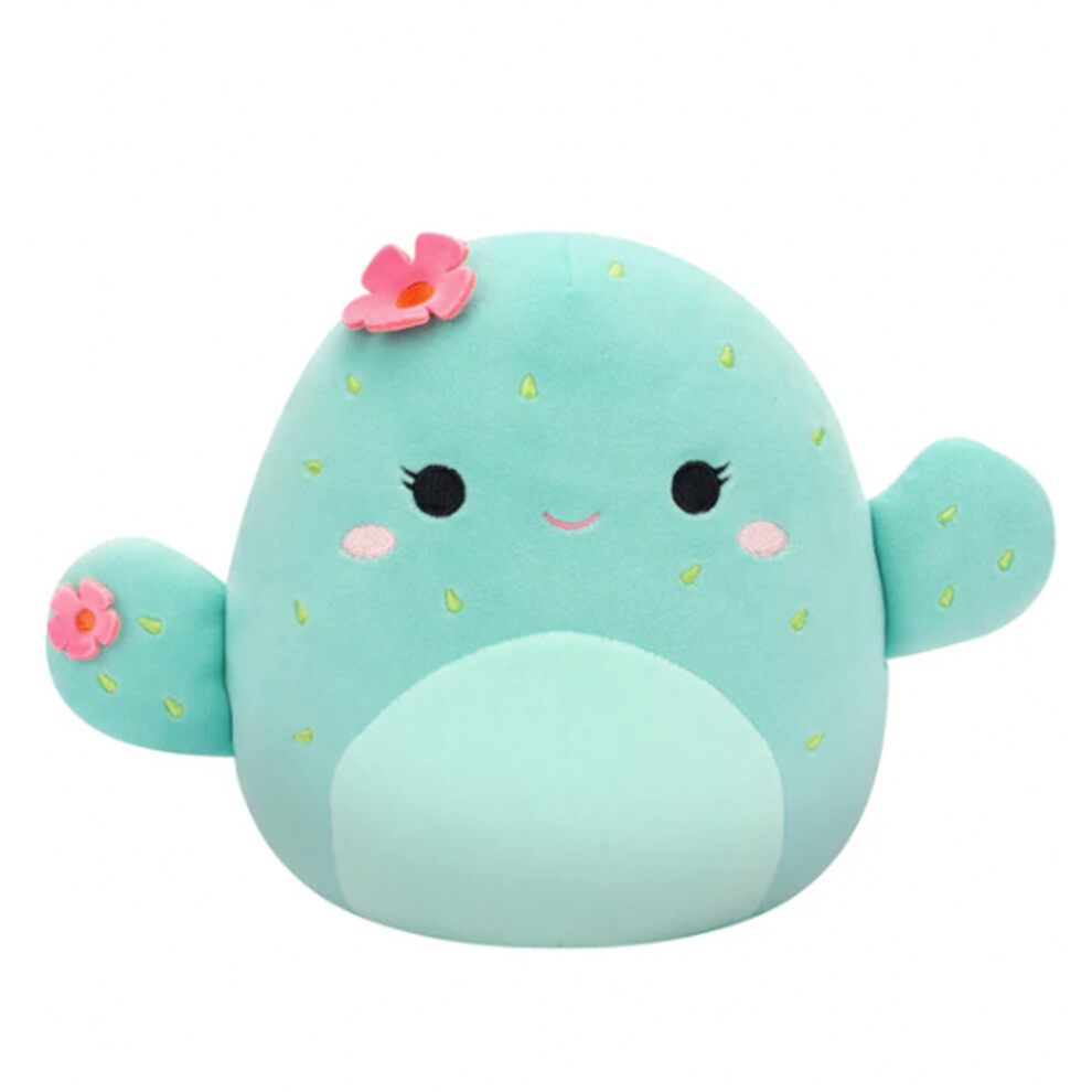 Squishmallows Graciela the Mint Barrel Cactus w/Pink Flowers 7.5" Plush Soft Toy