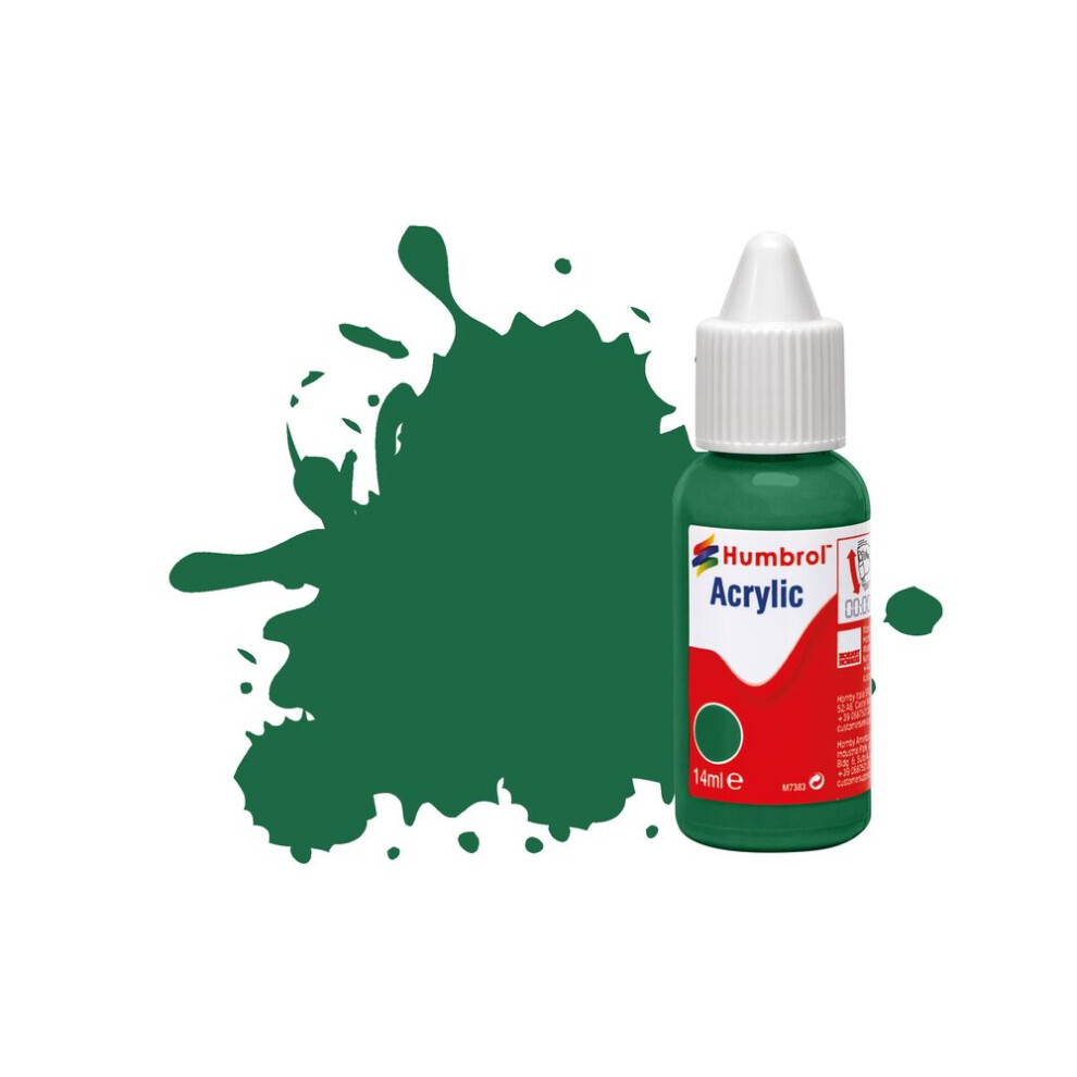 Humbrol No.30 Dark - Matt Acrylic Paint Db0030 Green 14Ml