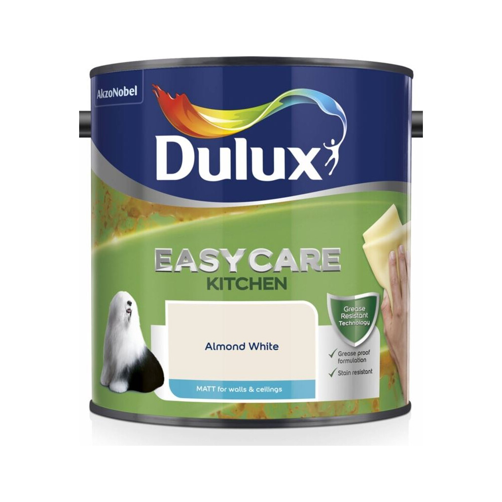 Dulux - Easycare Kitchen Matt 2.5L - Almond White