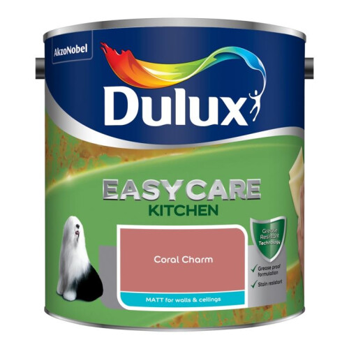 Dulux Dulux - Easycare Kitchen Matt 2.5L - Coral Charm