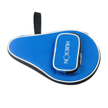 (Blue) Blue Oxford Table Tennis Racket Case with Ball Slots