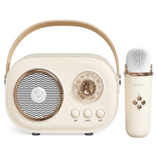 Mini karaoke stroj pre deti Prenosný Bluetooth reproduktor s 1 bezdrôtovým mikrofónom Hračky pre chlapcov, dievčatá, darčeky