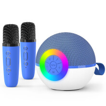 Mini reproduktor pre karaoke pre deti a dospelých Prenosný Bluetooth mikrofón Hudobné hračky s LED svetlom Najlepšia cena