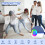 Chronus Kids Karaoke w/2 Mics, Bluetooth MP3 Speaker (3-12Y) 4