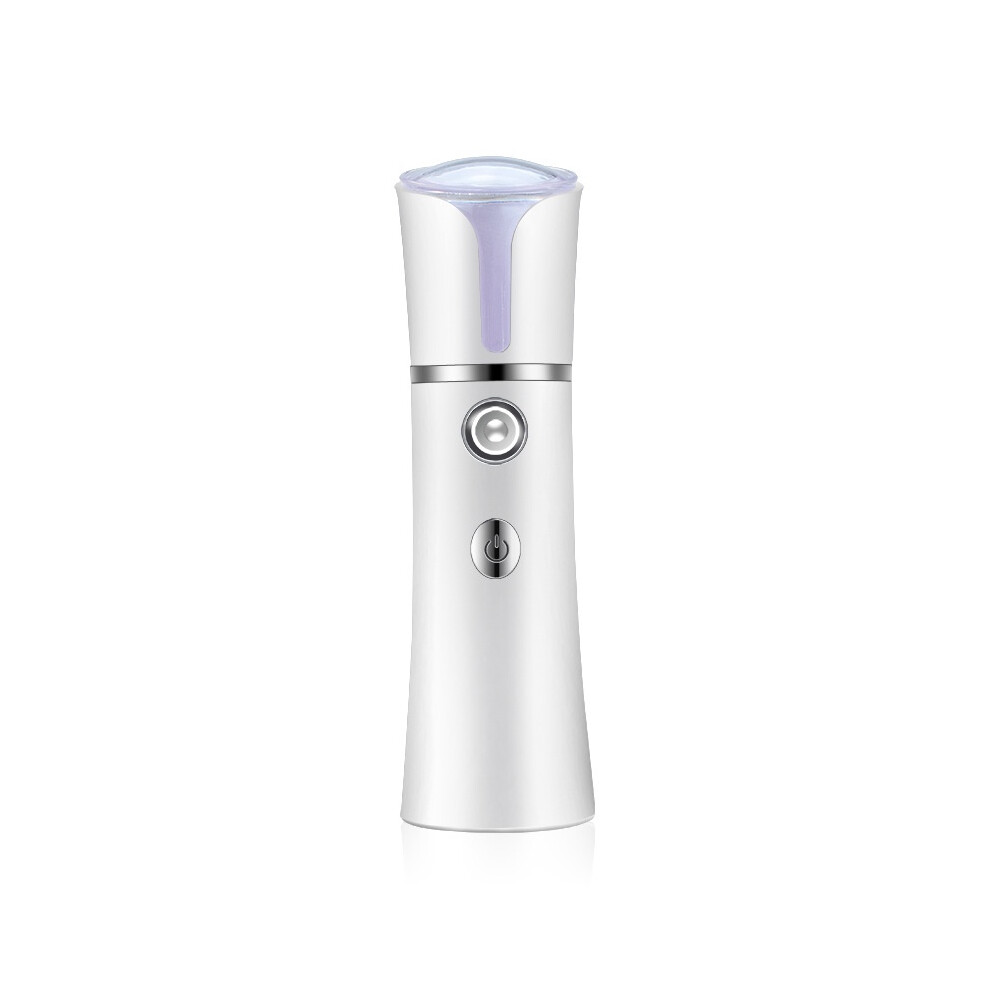 Chronus White Handy Face Sprayer Portable Humidifer Facial Sprayer Machine Handheld Humidifiers(White)