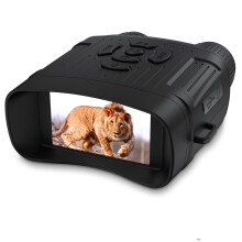 Gafas de visión nocturna 4K, binoculares de visión nocturna para adultos, recargables, zoom infrarrojo digital 10X, para observación de aves