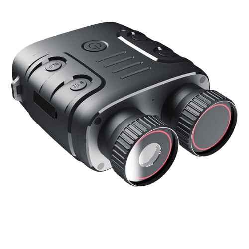 Lunettes de vision nocturne infrarouges numériques 1080p pour adultes avec zoom numérique 5x, noires