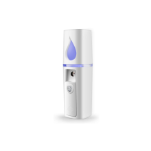 Extensões de Cílios de Atomização Facial Nano Portátil Mister Mini Steamer com Tanque de Água Visual de 20Ml Branco
