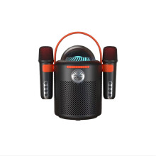 Karaoke stroj Jedným kliknutím zrušíte pôvodný zvuk Prenosný Bluetooth karaoke reproduktor s duálnymi bezdrôtovými mikrofónovými efektmi