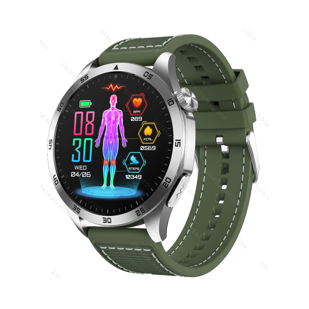 Chronus Smartwatch: Glucose/Uric Acid/Ecg, Bluetooth Calls (Green) Green 6976918016928
