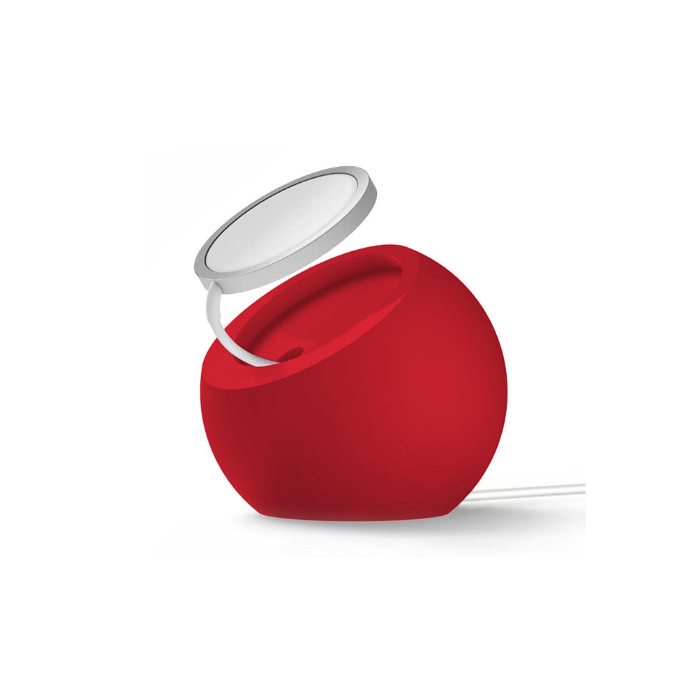 Chronus Magsafe Plastic Bracket Magnetic Wireless Charger Mobile Phone Suitable For Apple Iphone Base 15W Fast Charging(Red) Red 6976918017338