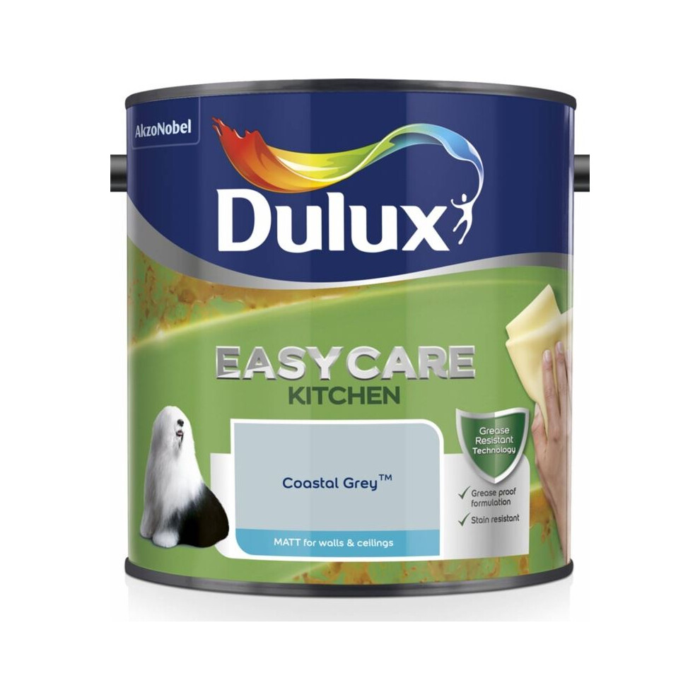Dulux - Easycare Kitchen Matt 2.5L - Coastal Grey