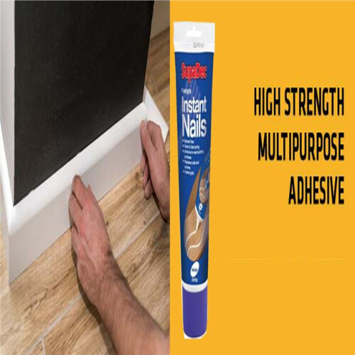 DIY Decorating Fastgrip Instant Nails Grab Adhesive Glue 330g - White 1