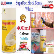 Stain Block Spray 400ml Aerosol Paint Covers Water Rust & Mould Marks