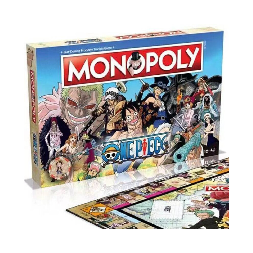 One Piece Monopoly Board Role Playing Games Card Puzzle Game Team Collaboration