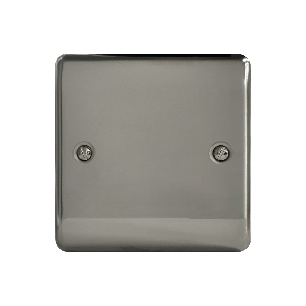 1G Blank Plate Black Nickel
