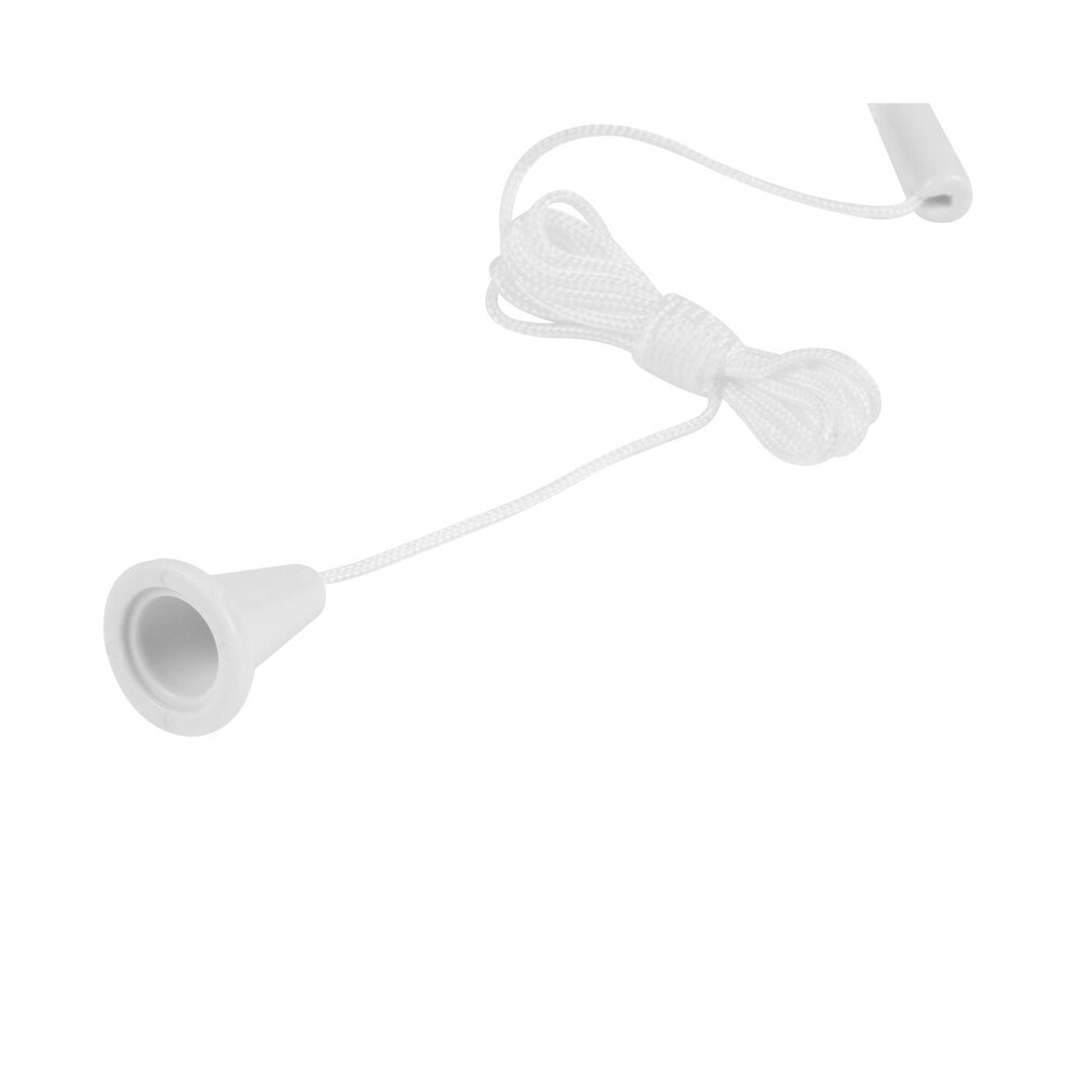 Pullcord - white 1.5M cord only without the rose, for ceiling switches