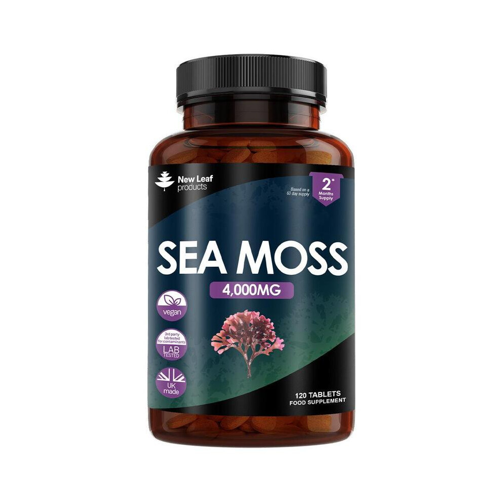 Sea Moss Tablets Extract High Strength 4000mg Supplement