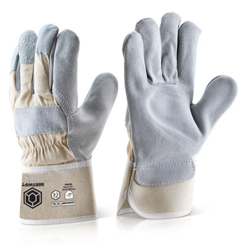 BEESWIFT CANADIAN HIGH QUALITY RIGGER GLOVES WHITE