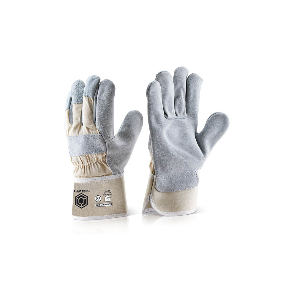 Beeswift Canadian High Quality Rigger Gloves White 5030566348679