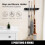 IMILET 2 Pack Mop and Broom Holder Wall Mounted Organizer Storage Tool 3