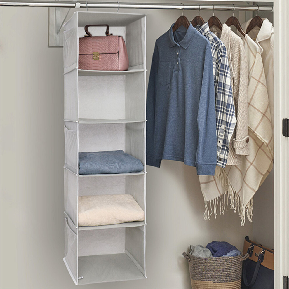 5-Tier Closet Hanging Organizer