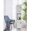 5 Tier Bathroom Floor Cabinet Standing Storage Cupboard Shelves White 7