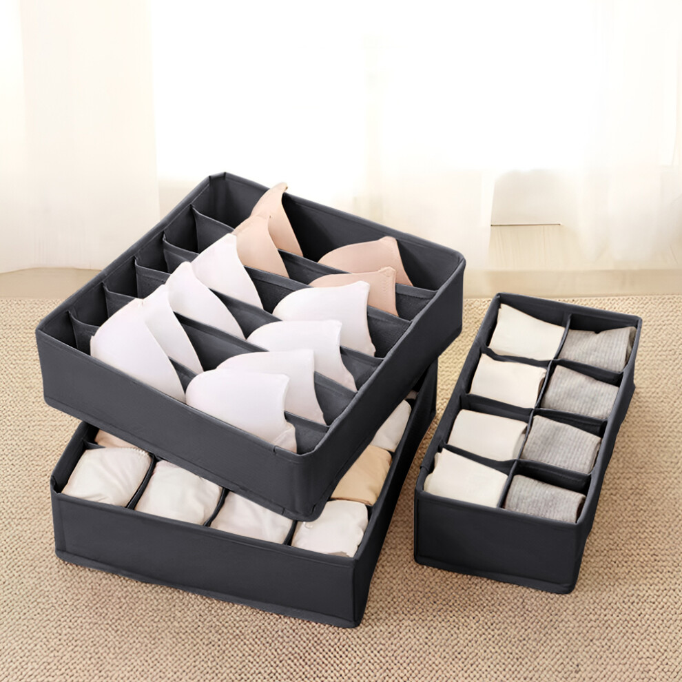 10 Pcs Foldable Non-woven Clothing Organizer