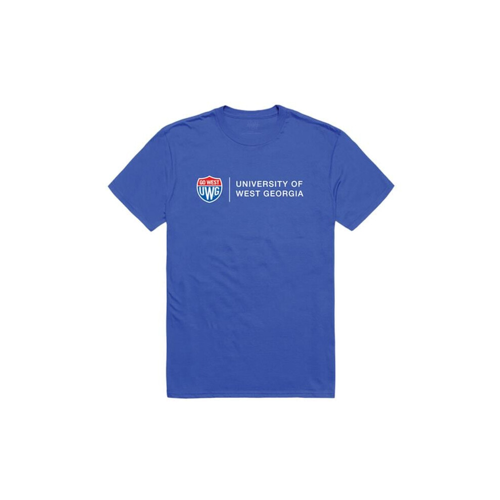W Republic 516-713-RYL-05 University of West Georgia Wolves Wolves Institutional T-Shirt, Royal - 2XL-image-OPC-PFDPMSQ-NEW