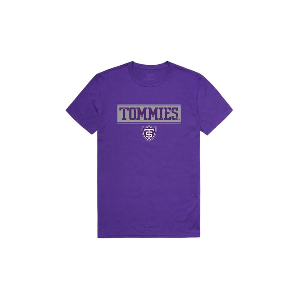 W Republic 507-591-PUR-05 University of St. Thomas Tommies College Established T-Shirt, Purple - 2XL-image-OPC-PFDPMYN-NEW