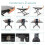 JEFFORDOUTLET Multifunction Dining Table, Modern Height Adjustable Coffee Table,Black Walnut Party Table 5