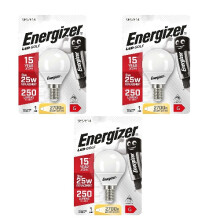 Energizer LED Golf E14 (SES) 250lm 3W 2,700K (Warm White),Pack of 3