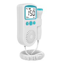 (Green) Household Doppler Fetal Heart Rate Monitor for Baby Pregnancy Heartbeat Detector LCD display Pulse Meter No Radiation Stethoscope