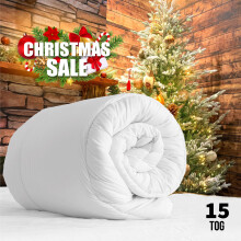 (15 Tog Duvet, King) Anti Allergic Xtreme Thick Winter Warm Duvet Tog Single Double King Super King Size Duvets & Quilts