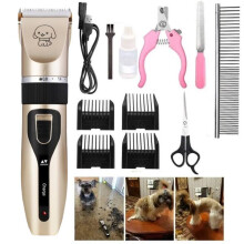 Electric Cordless Pet Dog Cats Grooming Clippers Low Noise Shaver Trimmer Kit