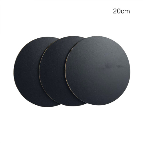 Eco-Friendly Cork and Plastic Flower Pot Mat - 3 Pack