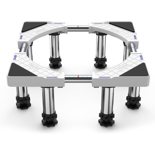 OPENED BOX, NEVER USED DEWEL Adjustable Washing Machine Base with 8 Stands