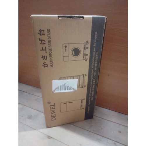 OPENED BOX, NEVER USED DEWEL Adjustable Washing Machine Base with 8 Stands 1