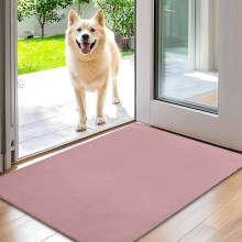 (60X110 cm, Dust Rose Pink) Nonslip Soft Shaggy Fluffy Rugs Livingroom Bedroom Carpets Large Area Rug & Floor Door Mats