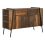 Timber Art Design UK Abbey 2 Door 2 Drawer Sideboard Rustic Storage for Living Room 2