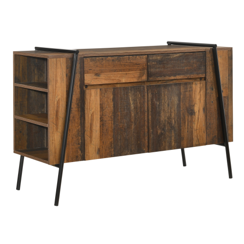 Timber Art Design UK Abbey 2 Door 2 Drawer Sideboard Rustic Storage for Living Room 1