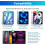 OPENED BOX NEVER USED SOPPY iPad Keyboard Case with Touchpad, Bluetooth Keyboard for iPad 5