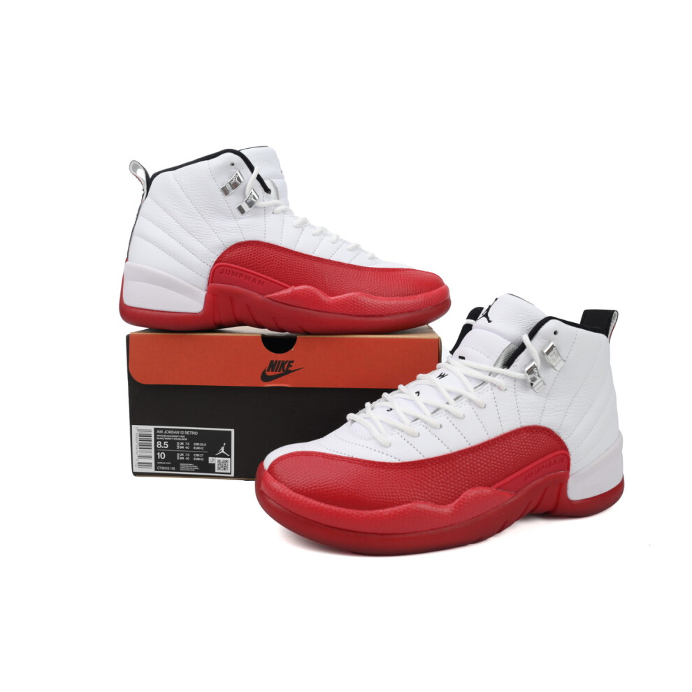 (EUR SIZE 44) Air Jordan 12 Cherry CT8013-116