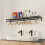 Living And Home Wall Mounted Clothes Rack with Top Shelf 2