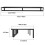 Living And Home Wall Mounted Clothes Rack with Top Shelf 6