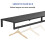 Living And Home Wall Mounted Clothes Rack with Top Shelf 5